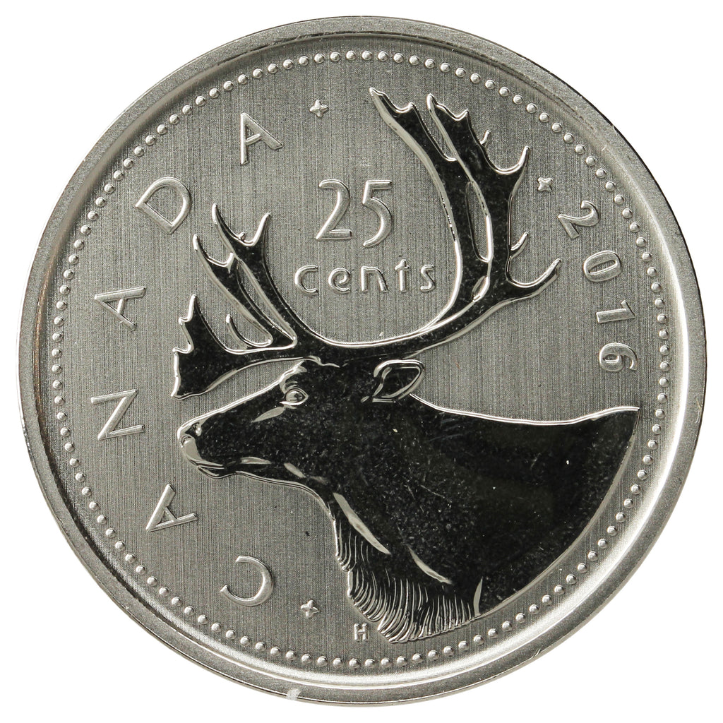 2016 Canada 25-cents Specimen