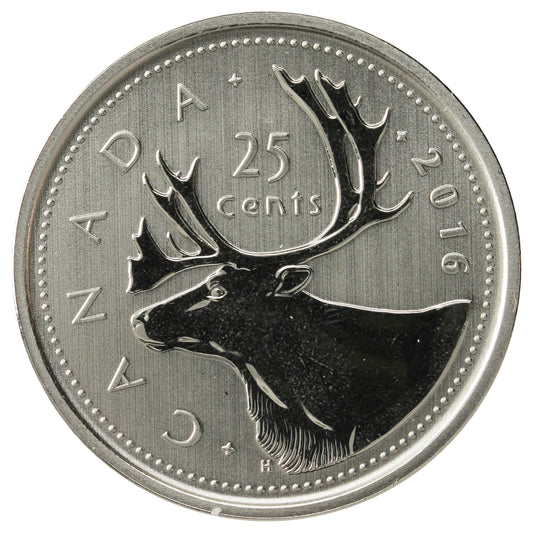 2016 Canada 25-cents Specimen