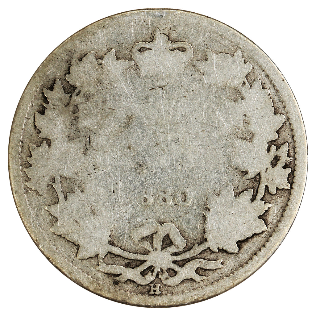1880H Wide 0 Canada 25-cents Filler