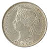 1872H Canada 25-cents EF-AU (EF-45) $
