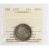 1937 Canada 25-cents ICCS Certified MS65 (XKV 787)
