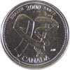 2000 Health Canada 25-cents ICCS Certified MS65