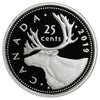 2019 Canada 25-cents Silver Proof (No Tax)