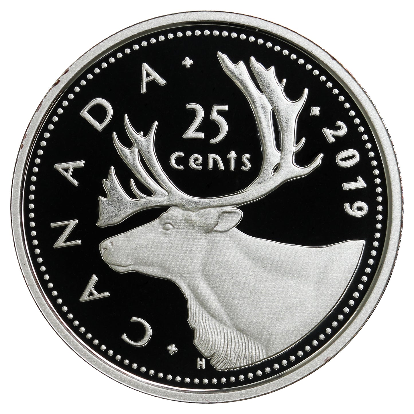 2019 Canada 25-cents Silver Proof (No Tax)