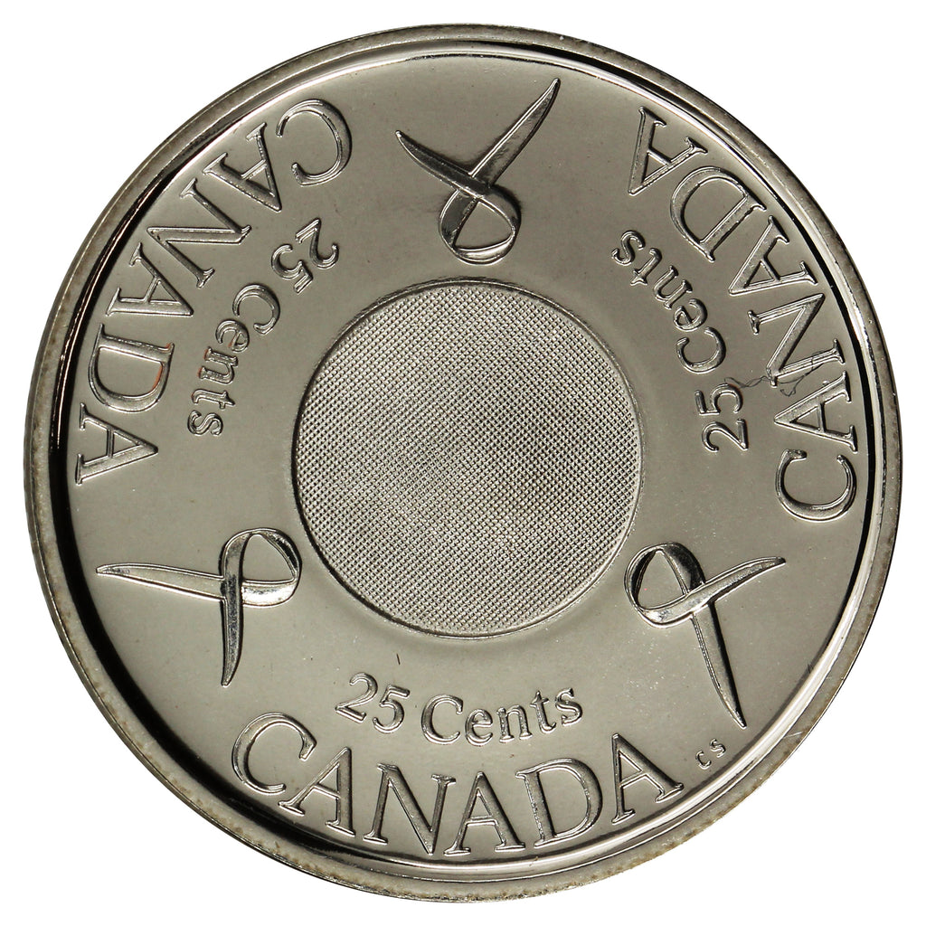 (2006) Test Token Canada 25-cents Ribbon Proof Like