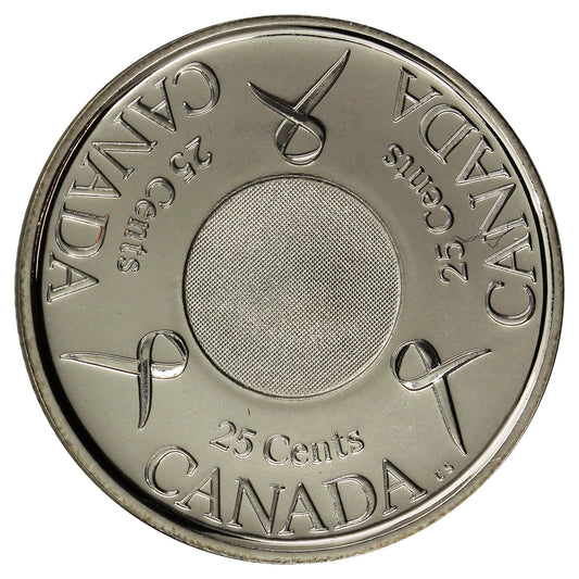 (2006) Test Token Canada 25-cents Ribbon Proof Like