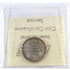 1909 Canada 25-cents ICCS Certified F12