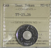 (2006) Canada 25-cents Test Token TT-25.26 ICCS Certified MS67