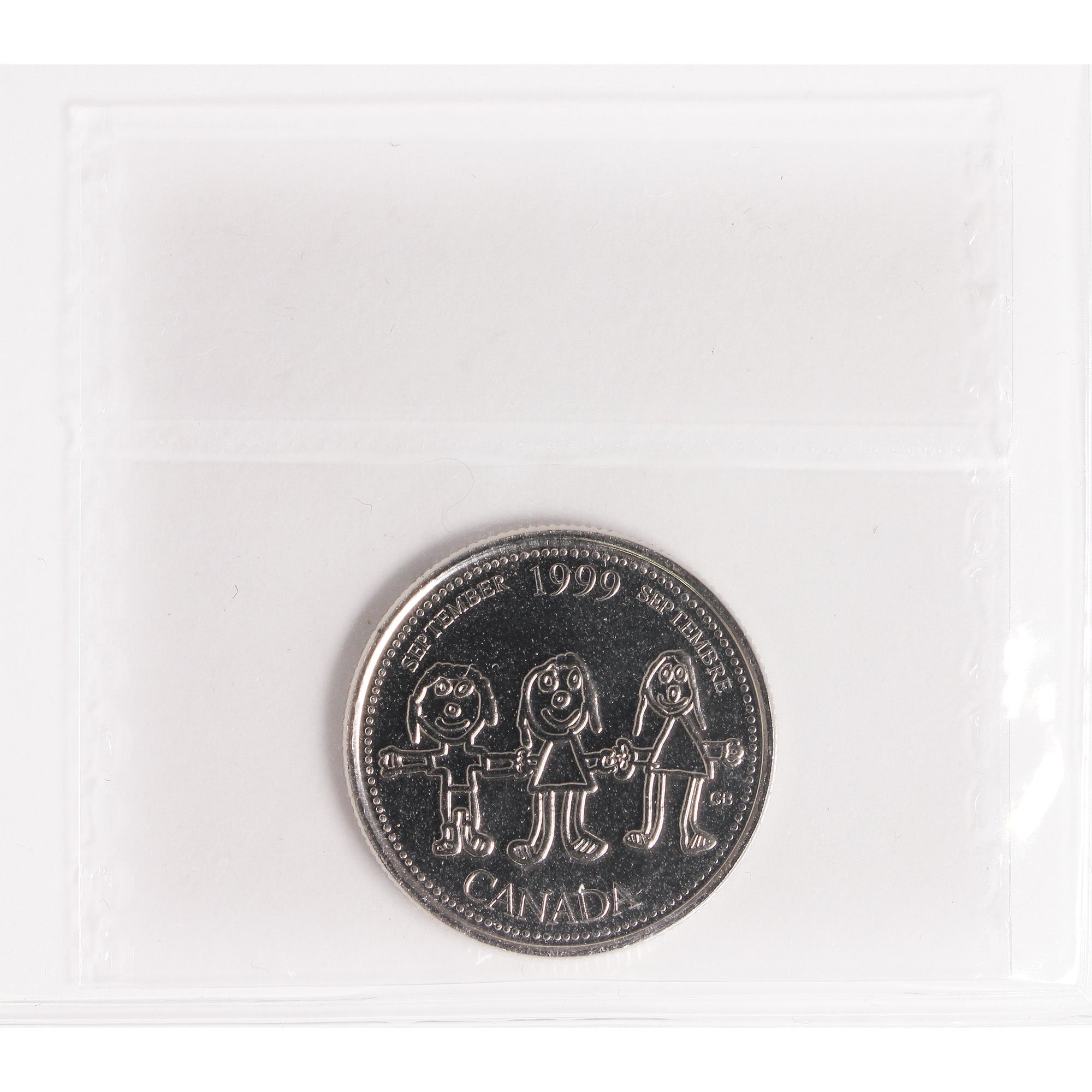 1999 September Mule Canada 25-cents ICCS Certified MS66 NBU