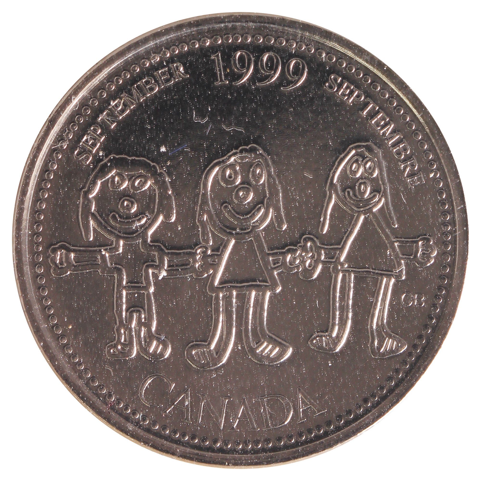 1999 September Mule Canada 25-cents ICCS Certified MS66 NBU