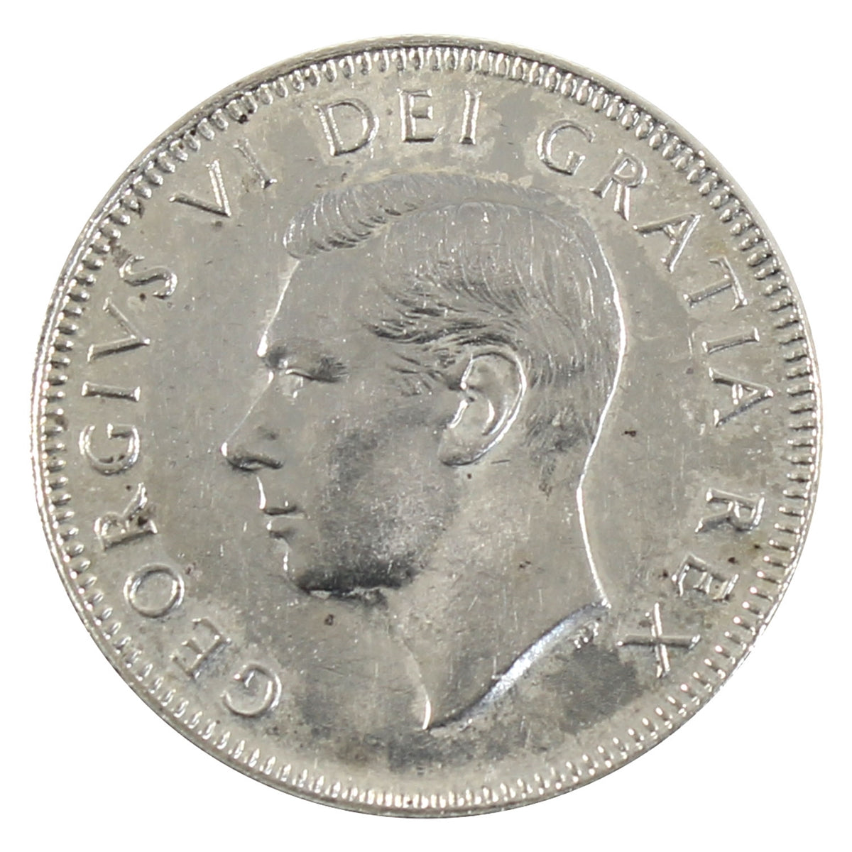 1953 SDSS Rotated Dies Canada 25-cents Brilliant Uncirculated (MS63)