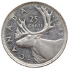 1942 Canada 25-cents Almost Uncirculated (AU50) Cameo