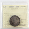 1881H Canada 25-cents ICCS Certified VF20