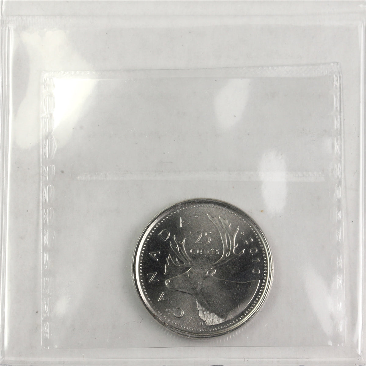 2010 Caribou Canada 25-cents ICCS Certified MS64