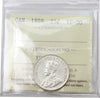 1928 Canada 25-cents ICCS Certified VF30