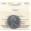 1977 Canada 25-cents ICCS Certified MS66 Cameo