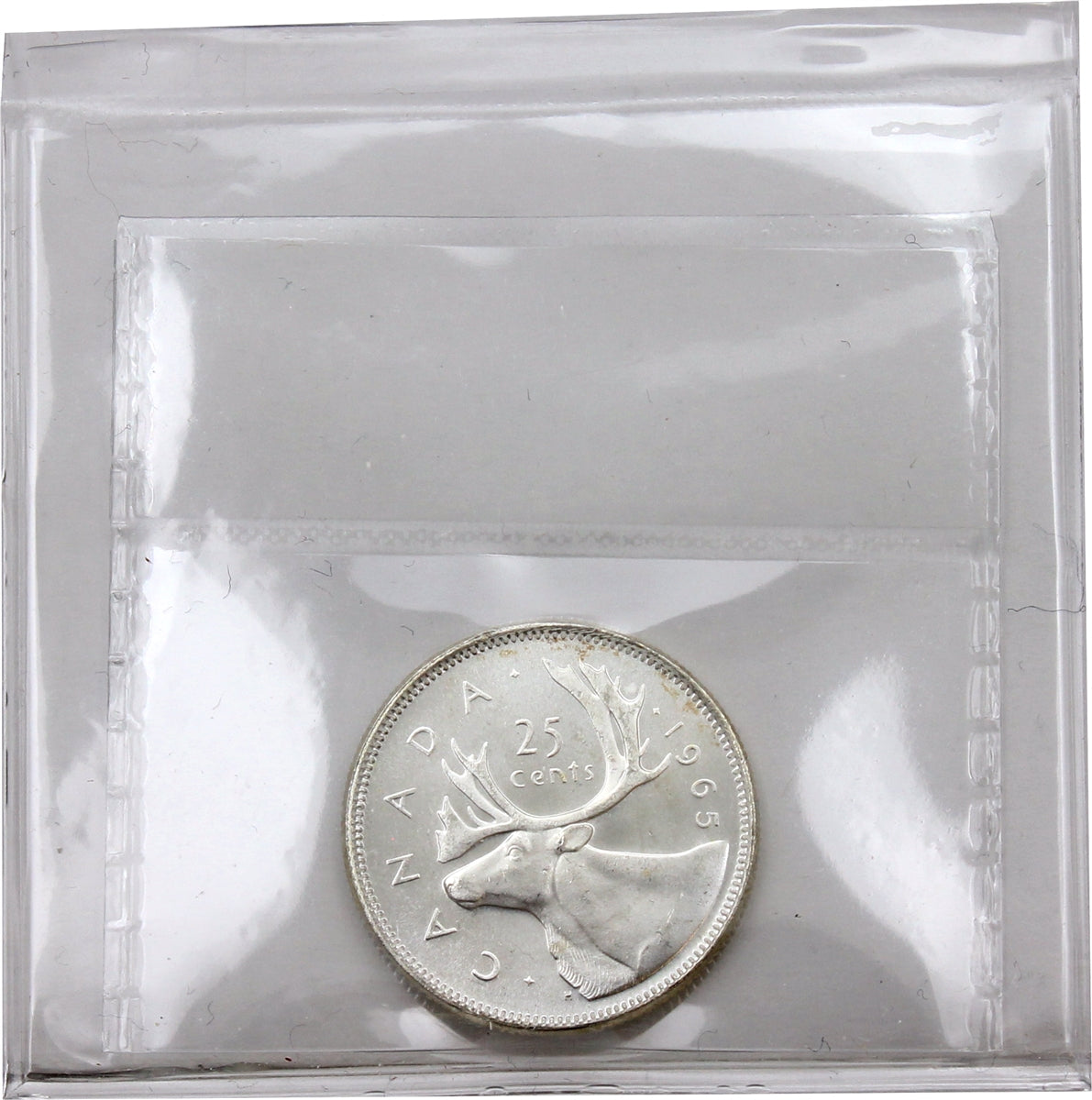 1965 Canada 25-cents ICCS Certified MS64
