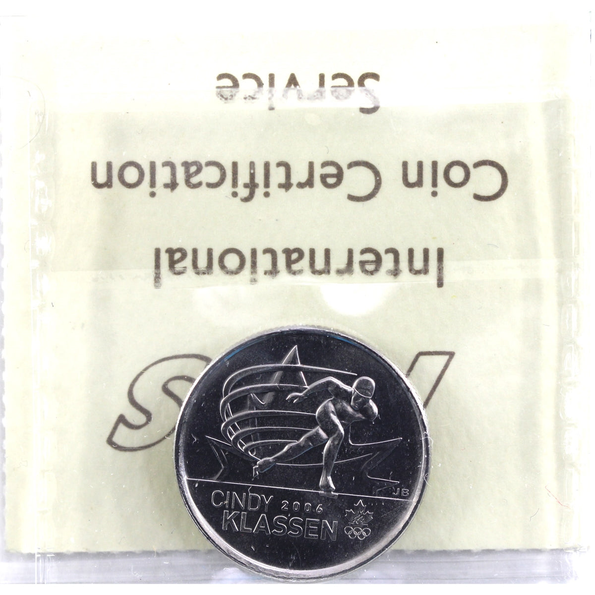 2009 Cindy Klassen Canada 25-cents ICCS Certified MS64