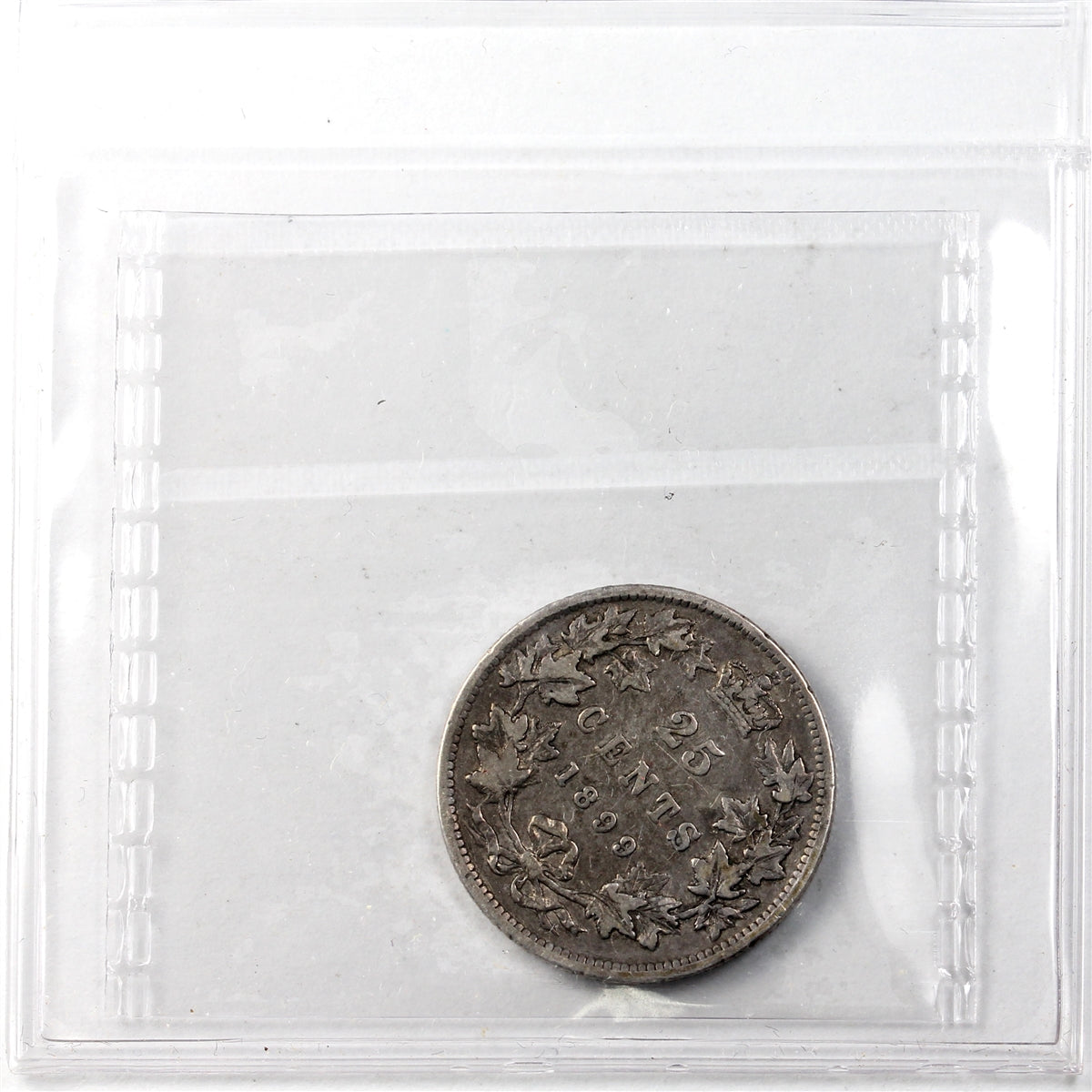 1899 Canada 25-cents ICCS Certified VG10