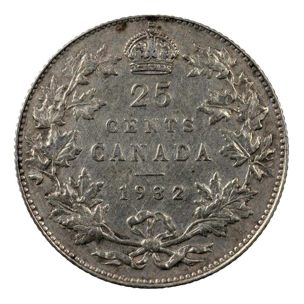 1932 Canada 25-cents Very Fine (VF20)