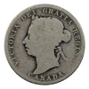 1886 Normal 6 Obv. 5 LBE Canada 25-cents Good (G-4) $