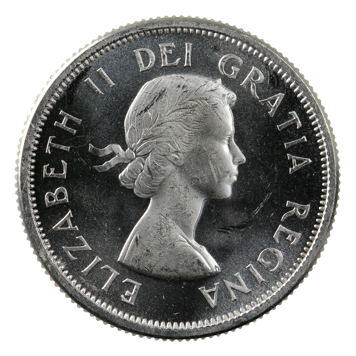 1964 Canada 25-cents Brilliant Uncirculated Cameo (MS63)