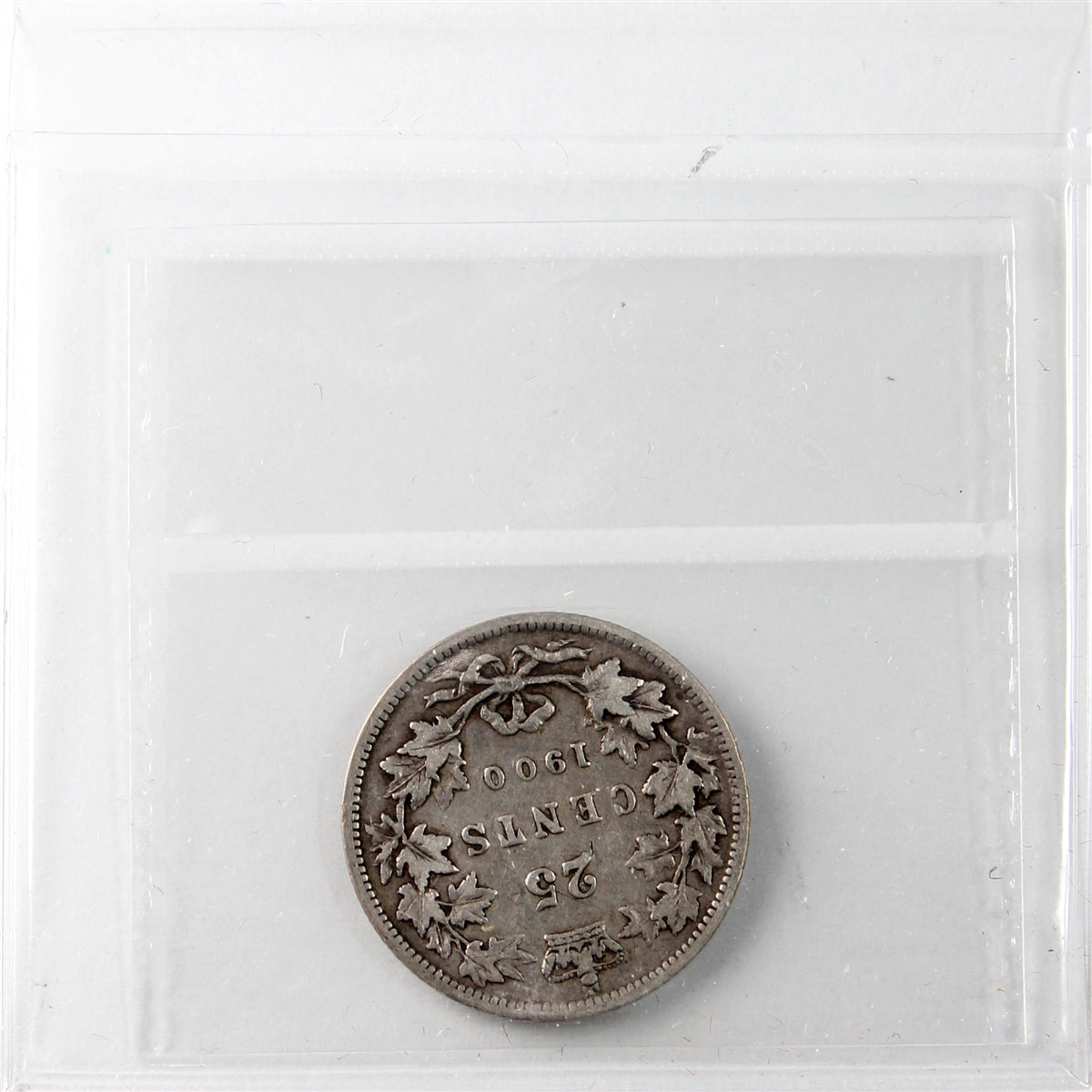 1900 Canada 25-cents ICCS Certified VG10