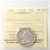 1919 Canada 25-cents ICCS Certified VF30