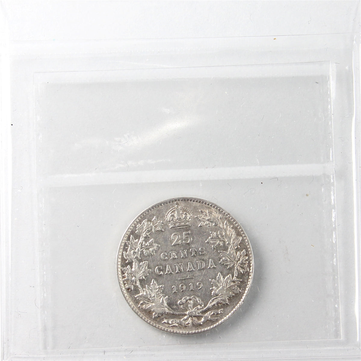 1919 Canada 25-cents ICCS Certified VF30