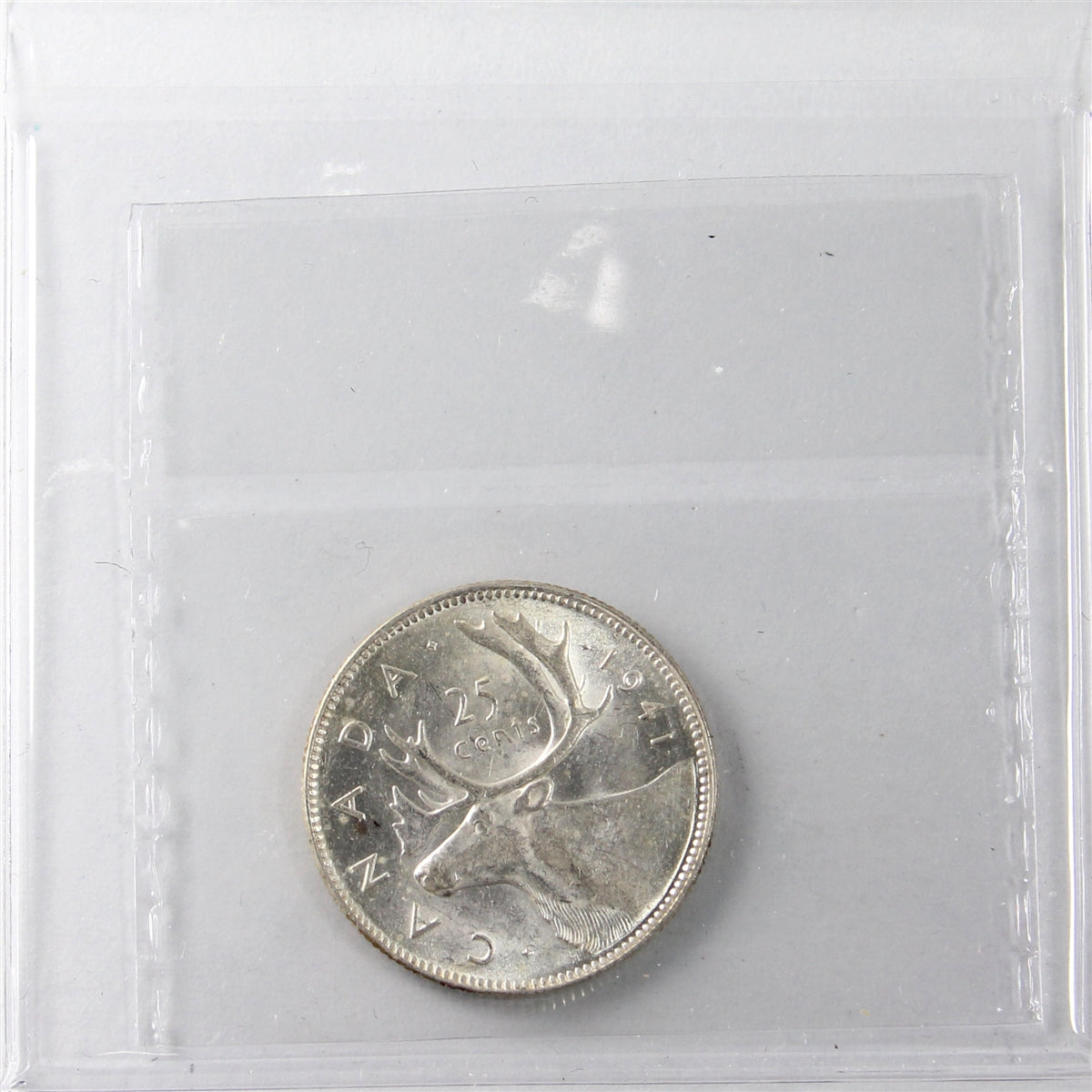 1941 Canada 25-cents ICCS Certified MS63