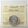 1947 Maple Leaf Canada 25-cents ICCS Certified MS60