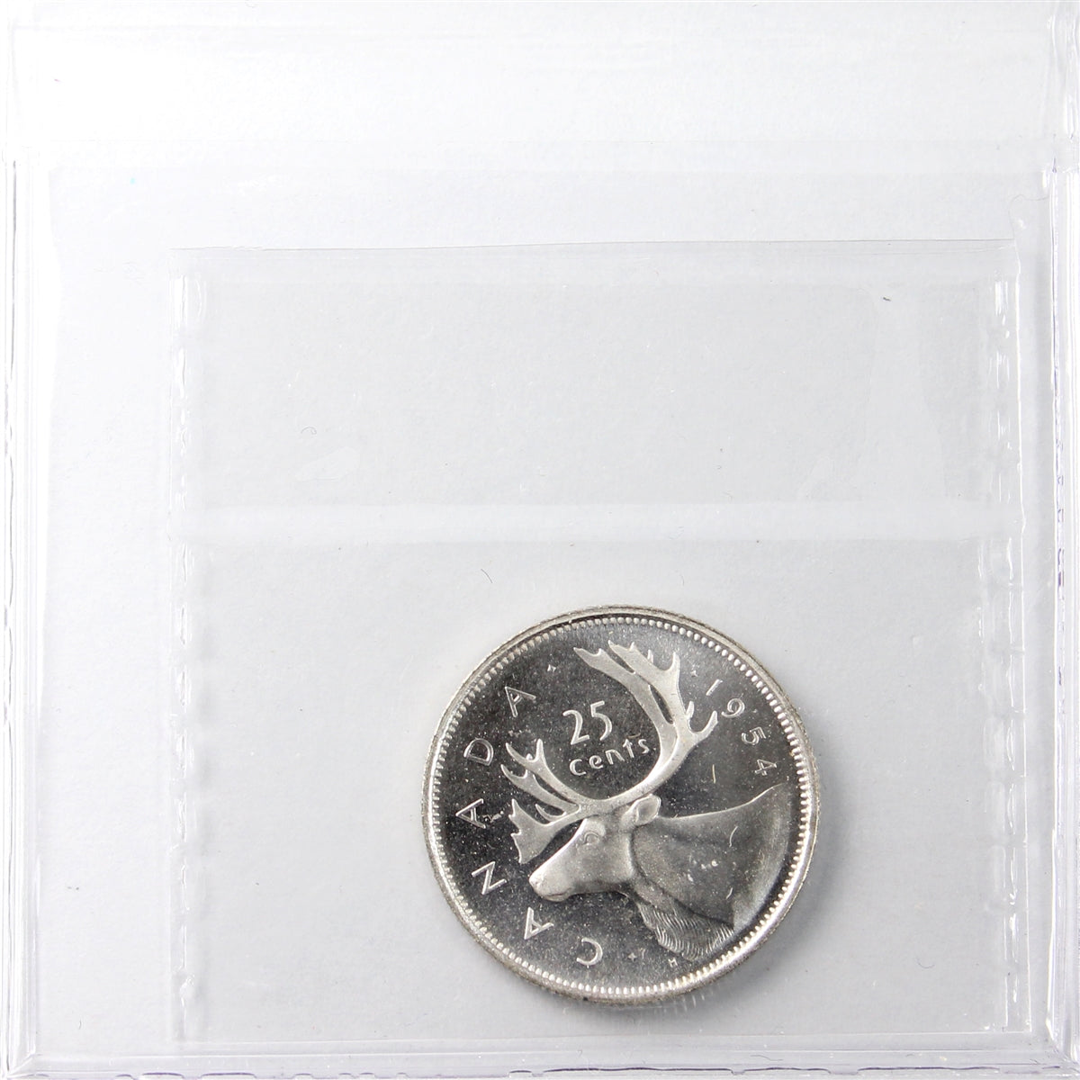 1954 Canada 25-cents ICCS Certified PL-64