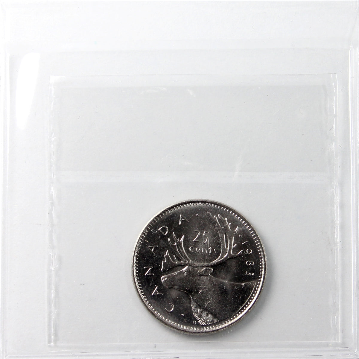 1983 Canada 25-cents ICCS Certified MS-65
