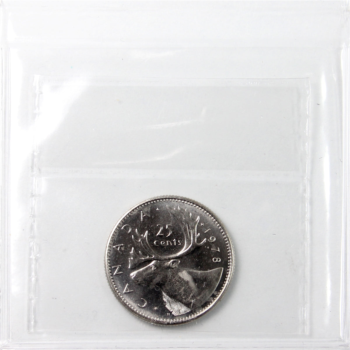 1978 Large Denticles Canada 25-cents ICCS Certified MS64