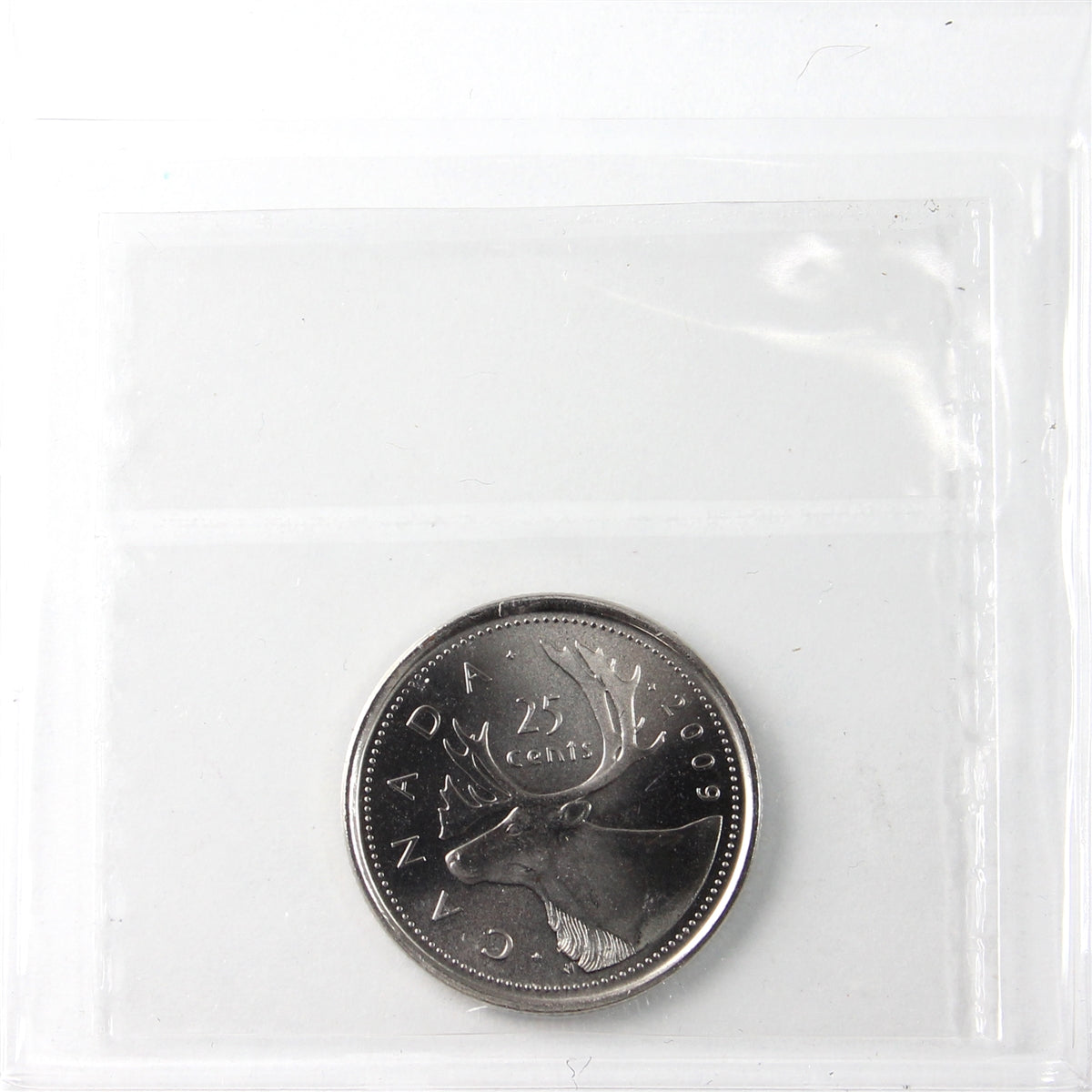 2009 Caribou Canada 25-cents ICCS Certified MS67
