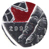 2009 Coloured Men's Hockey, Raised 2 Canada 25-cents ICCS Certified MS63