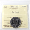 2021 Caribou Canada 25-cents ICCS Certified MS66