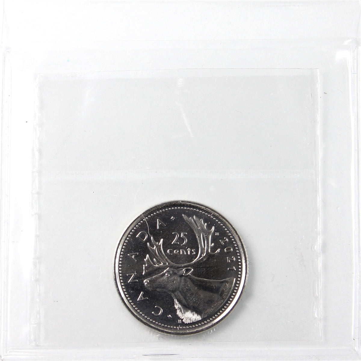 2021 Caribou Canada 25-cents ICCS Certified MS66