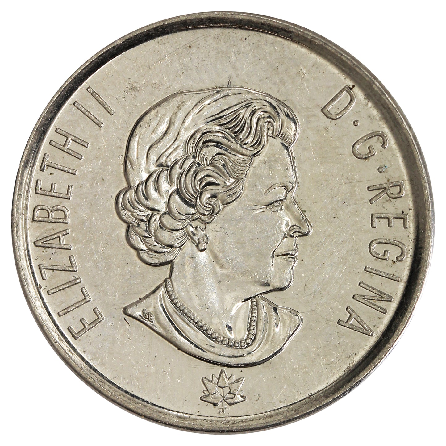 2017 Coloured Hope for a Green Future Canada 25-Cents (Circulated)