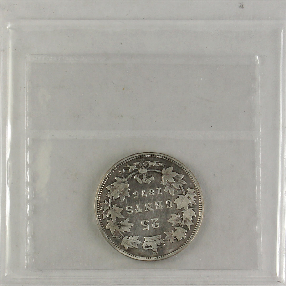 1875H Canada 25-cents ICCS Certified VG8 (XCN 428)