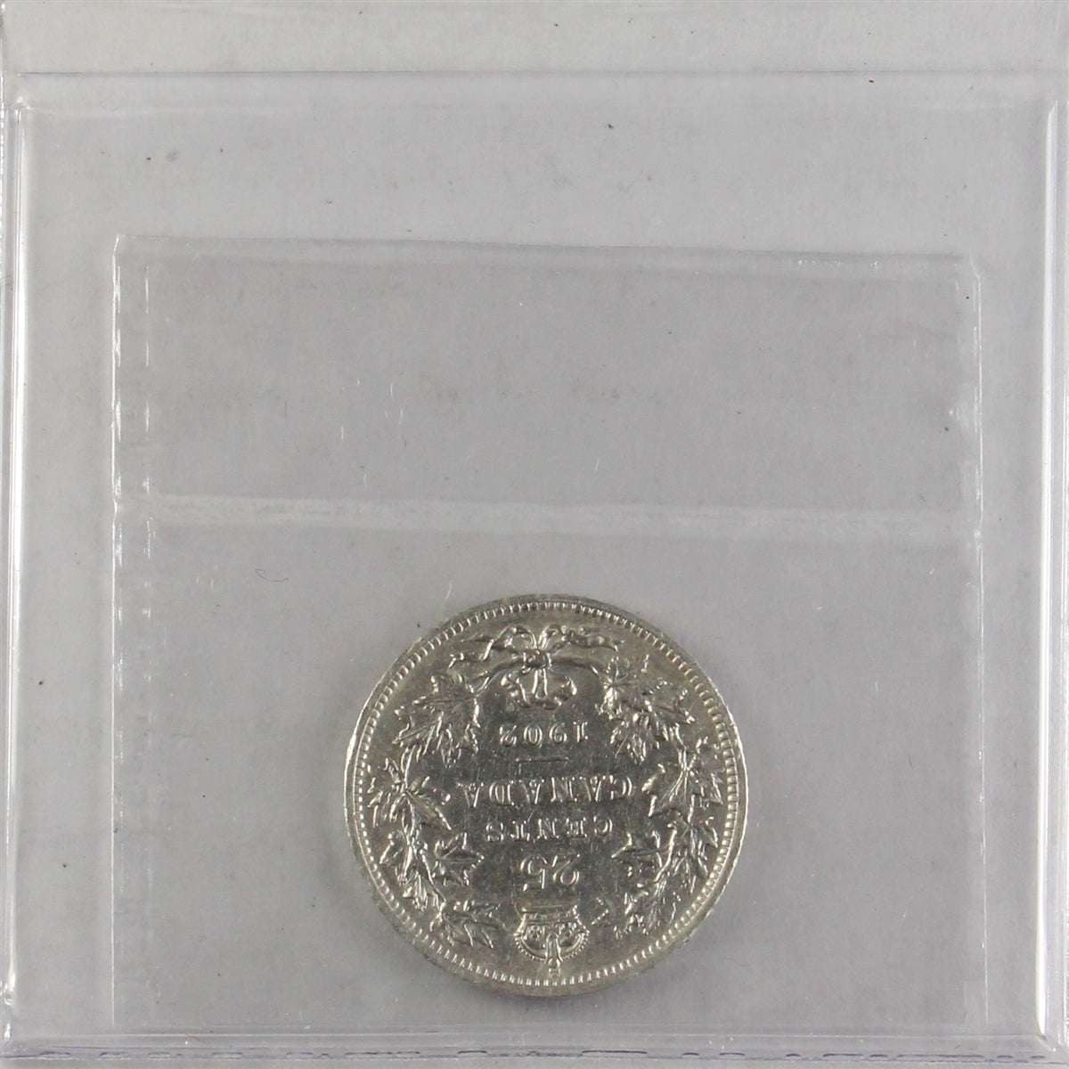 1902 Canada 25-cents ICCS Certified F15