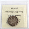 1998 Matte 1908-1998 Commemorative Canada 25-cents ICCS Certified PF-60