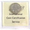 1886 Short Bough Ends, Obv. 4 Canada 25-cents ICCS Certified F12