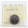 1998 Caribou Canada 25-cents ICCS Certified MS66 NBU