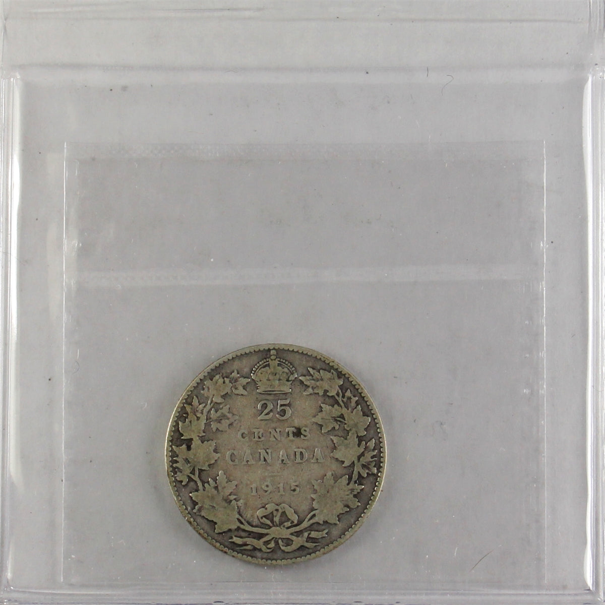 1915 Canada 25-cents ICCS Certified G6