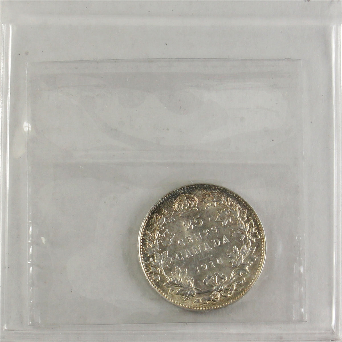 1916 Canada 25-cents ICCS Certified EF40