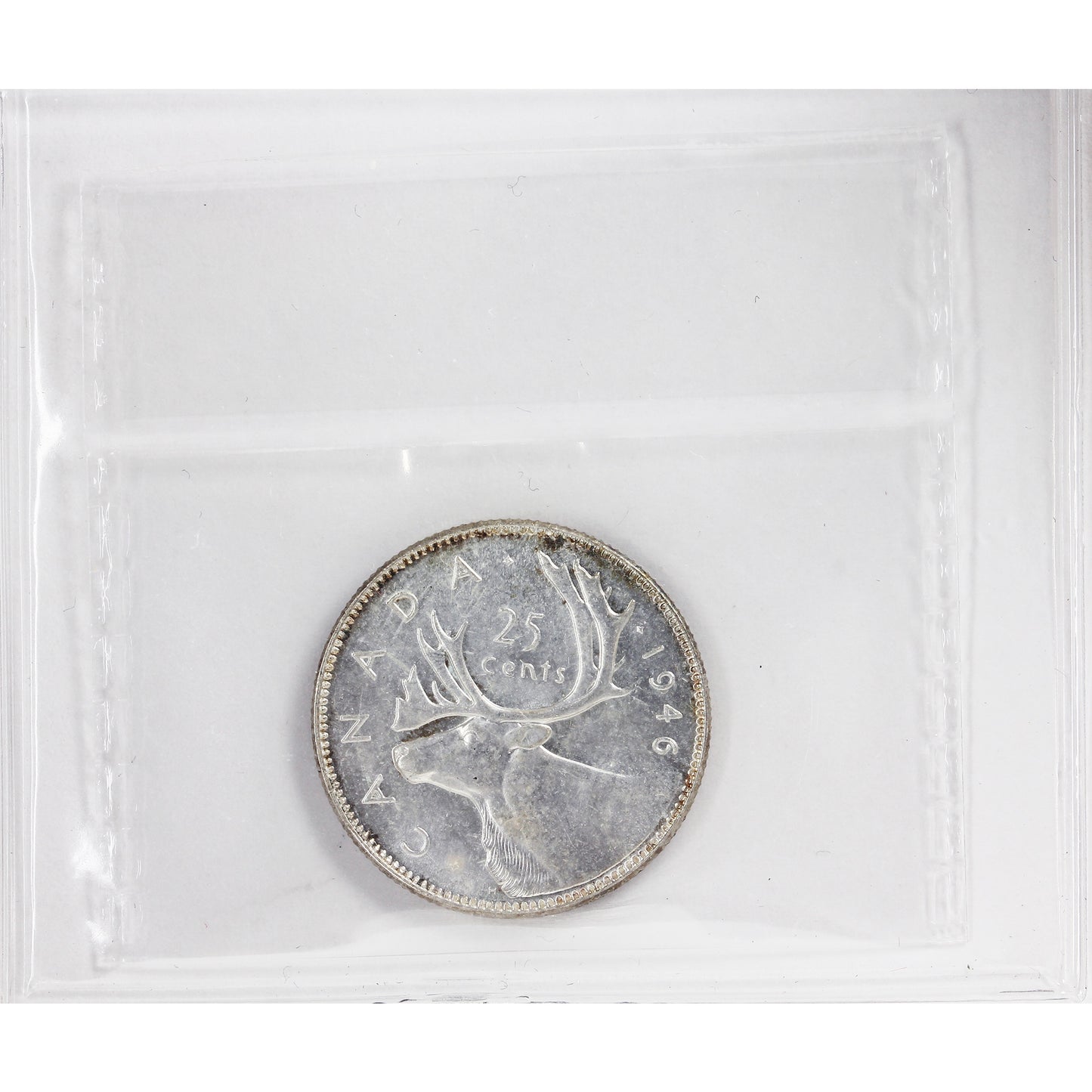 1946 Canada 25-cents ICCS Certified MS65 (XXM 618)