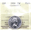 1954 Canada 25-cents ICCS Certified PL66