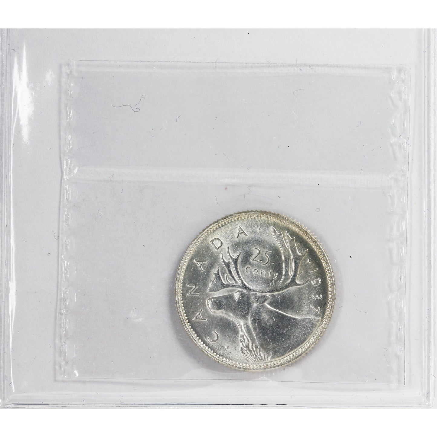 1937 Canada 25-cents ICCS Certified MS65 (XWZ 475)