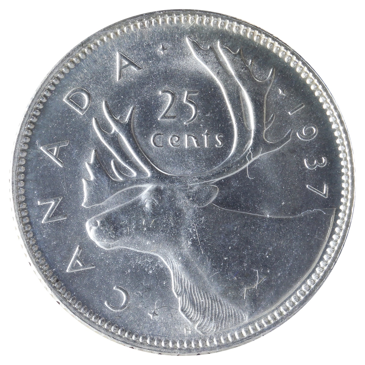 1937 Canada 25-cents ICCS Certified MS65 (XWZ 475)